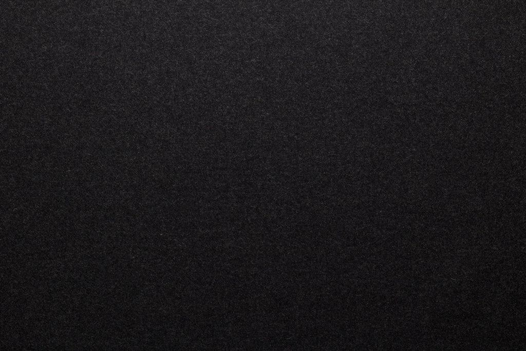 Wollfilz Hocker Schwarz | Hohe Ausführung | Sitzhöhe 50 cm