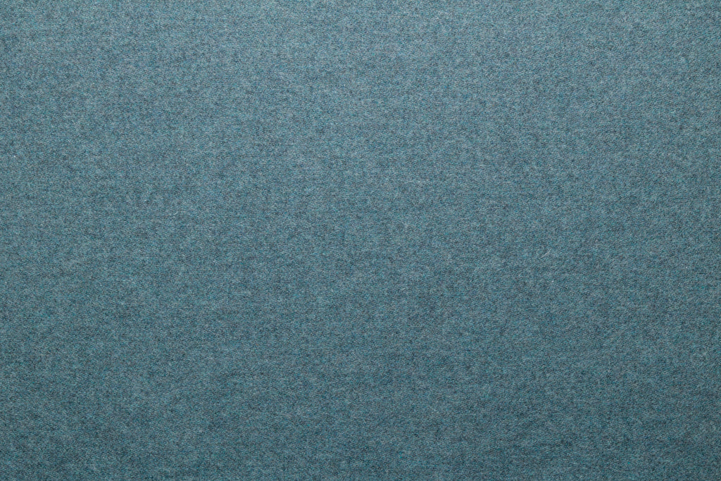 Wollfilz Hocker Blaugrau| Niedrige Ausführung | Sitzhöhe 42 cm