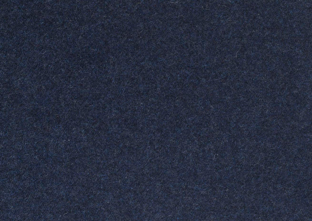 Wollfilz Hocker Navy | Niedrige Ausführung | Sitzhöhe 42 cm