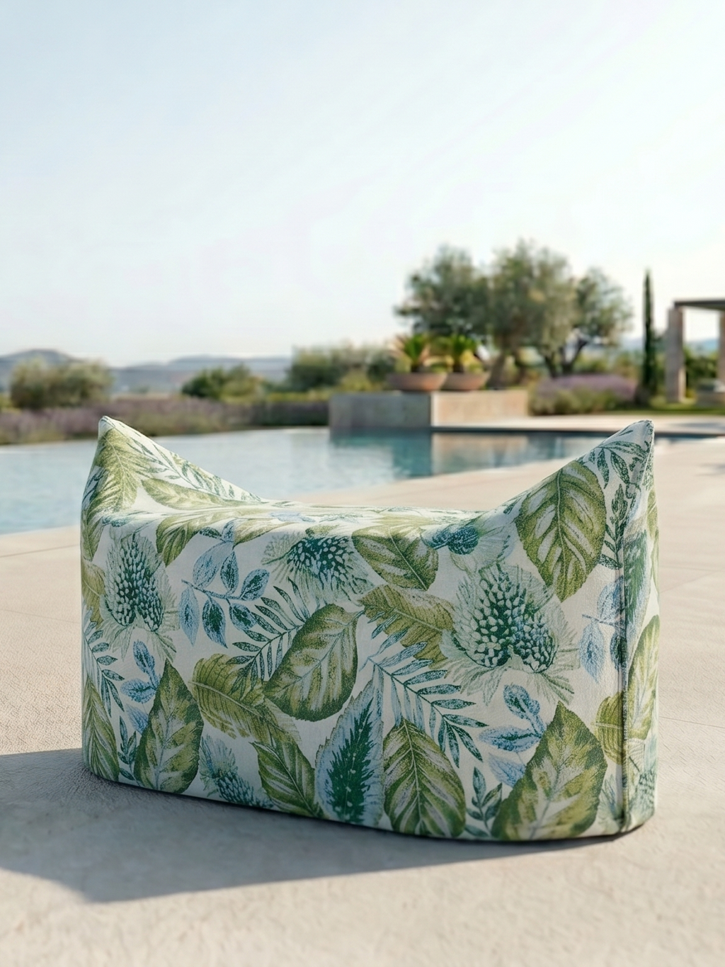 Sommer-Edition "Tropic Leaf" |  Ausführung Bank | Sitzhöhe 42 cm
