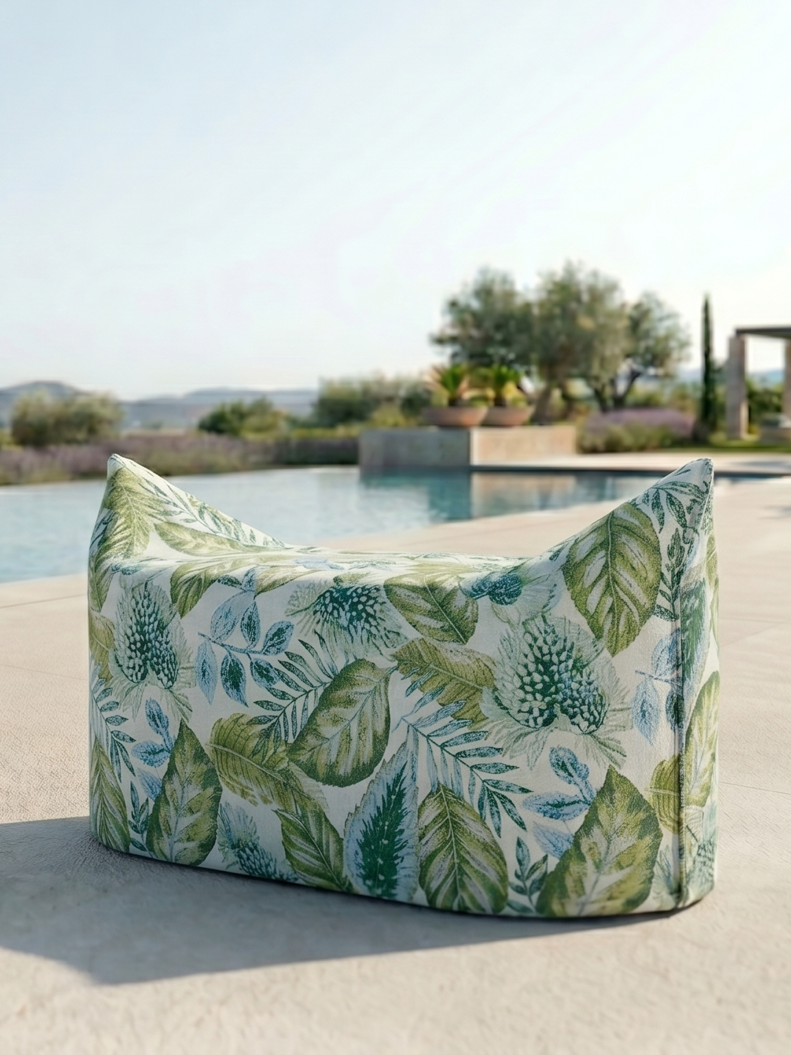 Sommer-Edition "Tropic Leaf" |  Ausführung Bank | Sitzhöhe 42 cm