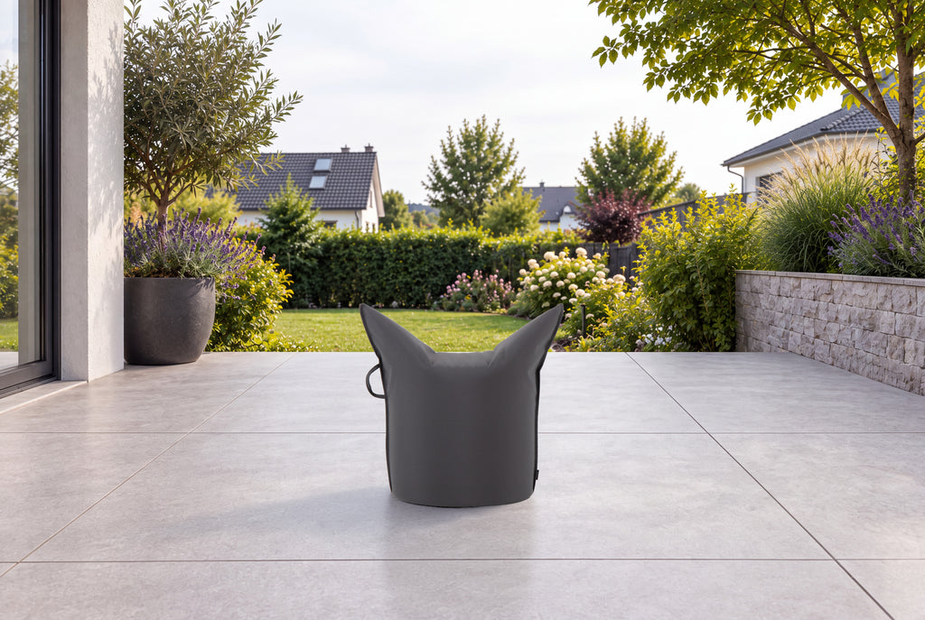 Hocker Outdoor Carbon (nicht abziehbar) | Niedrige Ausführung | Sitzhöhe42 cm