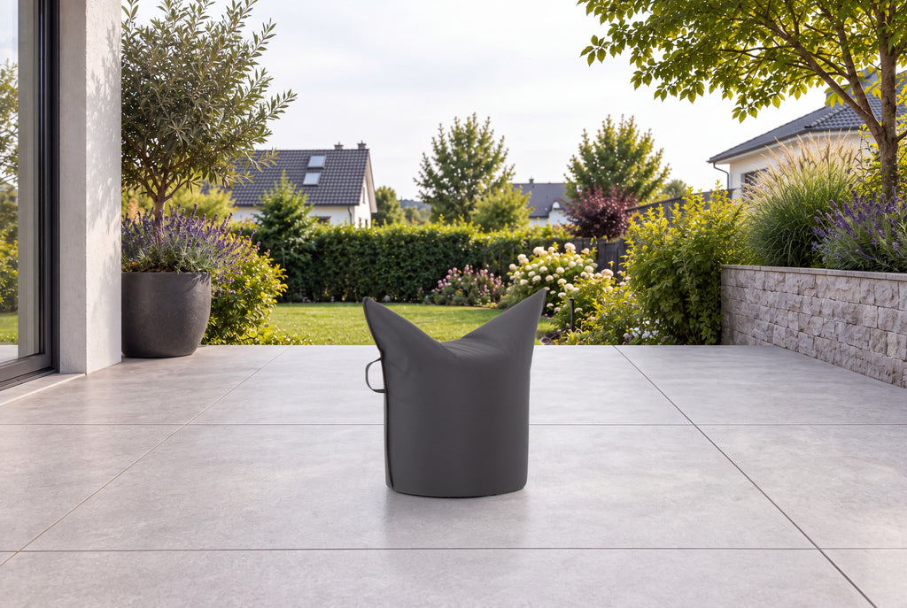 Hocker Outdoor Carbon (nicht abziehbar) | Niedrige Ausführung | Sitzhöhe42 cm