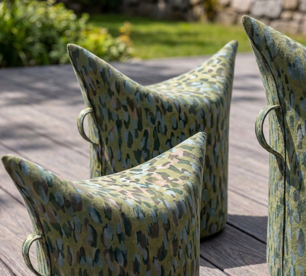 Sommer-Edition Hocker "Tropic Sauvage" | Hohe Ausführung | Sitzhöhe 50 cm