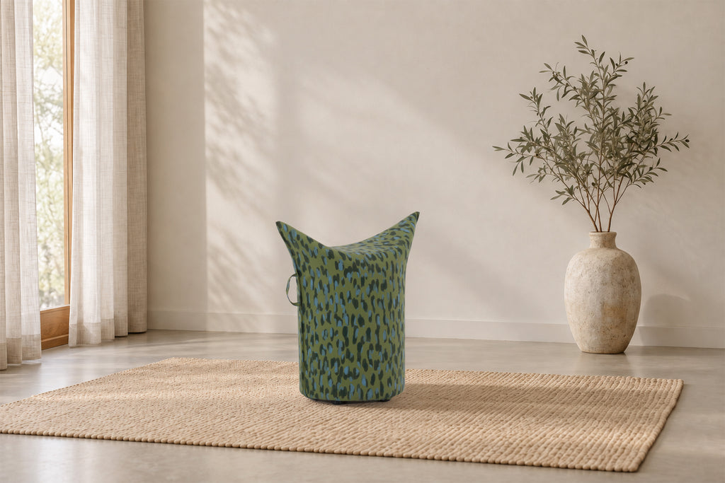 Sommer-Edition Hocker "Tropic Sauvage" | Hohe Ausführung | Sitzhöhe 50 cm