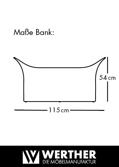 Winter-Edition „Hug“ Taupe | Ausführung Bank | Sitzhöhe 42 cm
