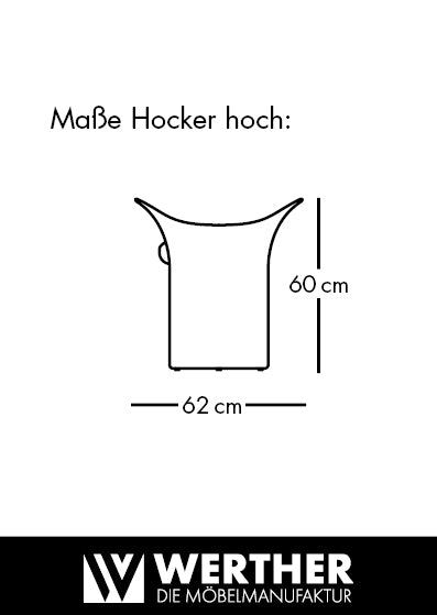 Sommer-Edition Hocker "Tropic Sauvage" | Hohe Ausführung | Sitzhöhe 50 cm