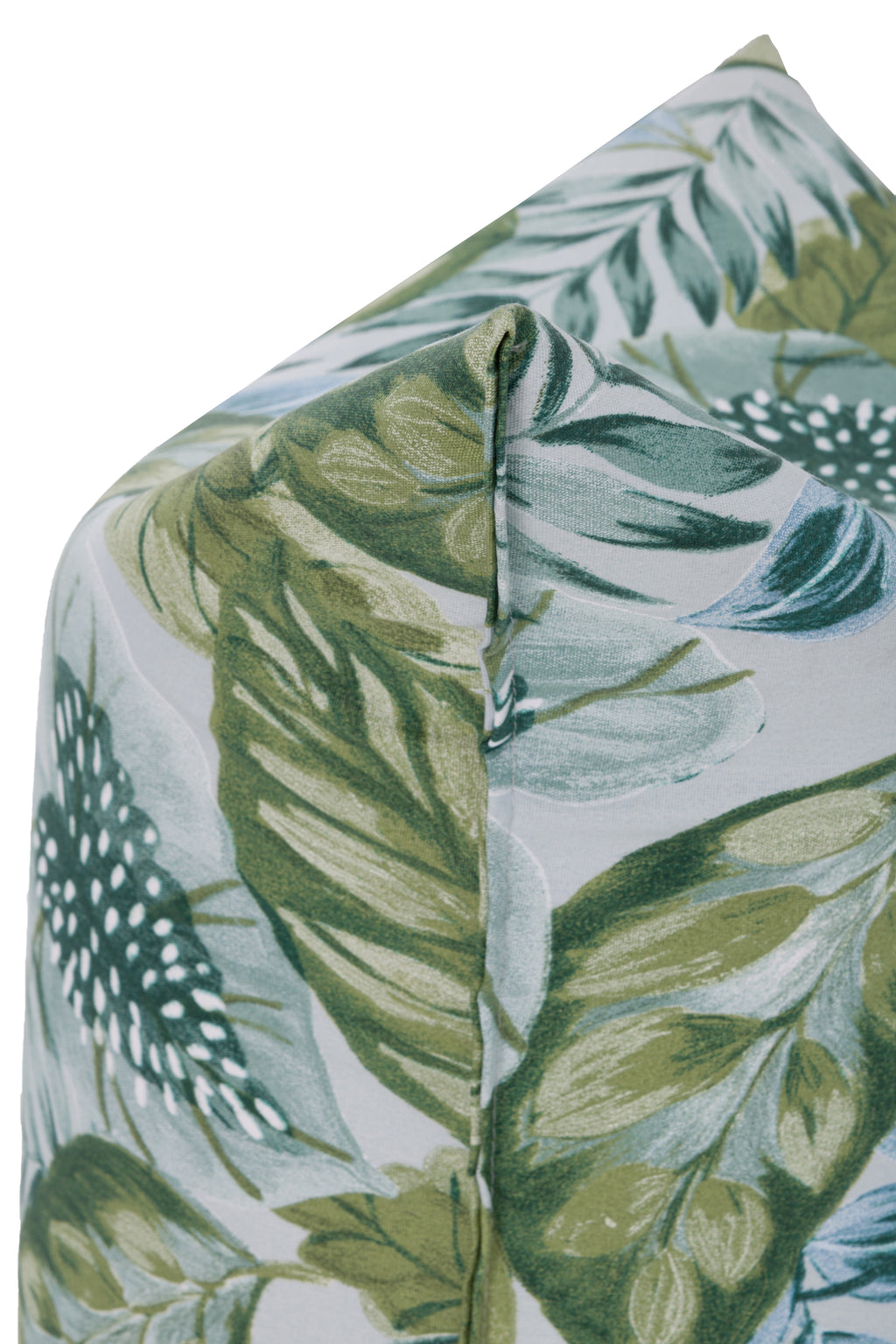 Sommer-Edition Hocker "Tropic Leaf" | Hohe Ausführung | Sitzhöhe 50 cm