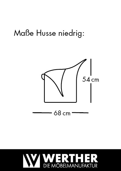 Sommer-Edition Husse „Tropic Leaf“ | für Zipfel Hocker | Niedrige Ausführung | Sitzhöhe 42 cm