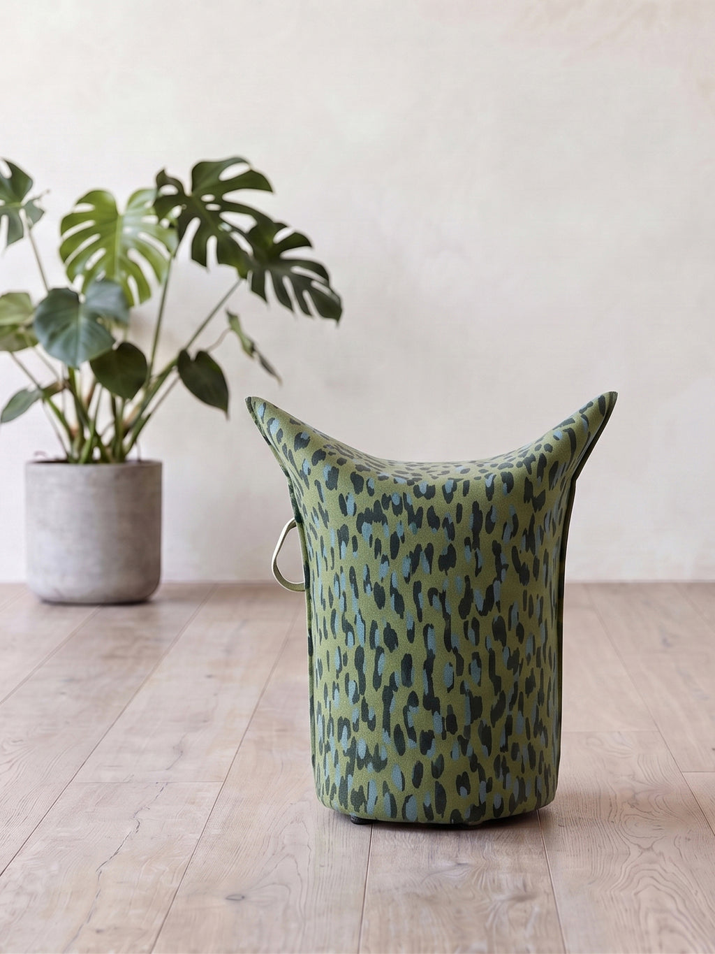 Sommer-Edition Hocker "Tropic Sauvage" | Hohe Ausführung | Sitzhöhe 50 cm