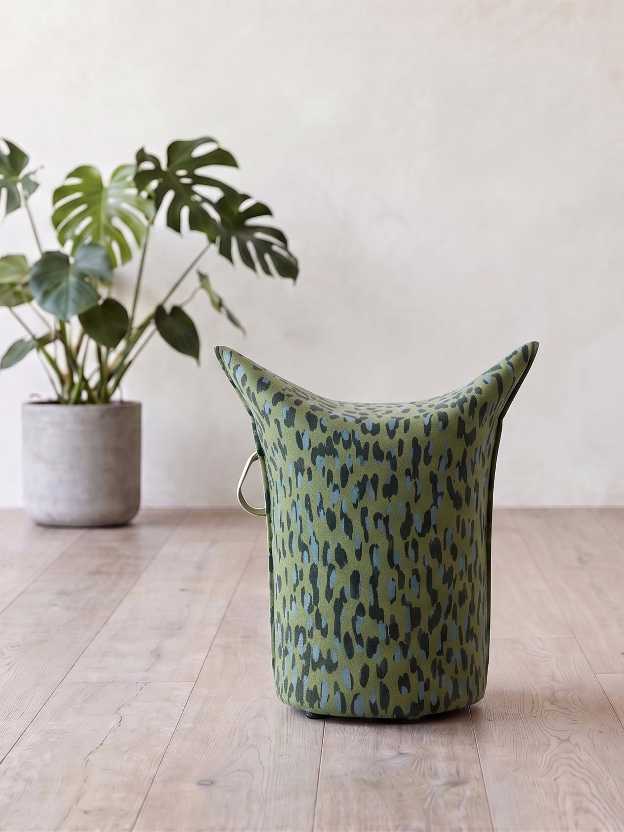 Sommer-Edition Hocker "Tropic Sauvage" | Hohe Ausführung | Sitzhöhe 50 cm