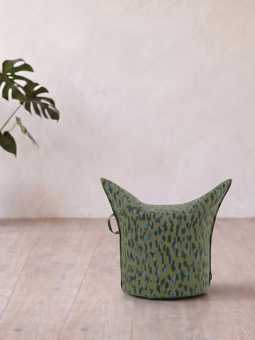 Sommer-Edition Hocker "Tropic Sauvage" | Niedrige Ausführung | Sitzhöhe 42 cm